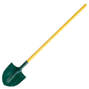 Rounded shovel with Compositube handle - Leborgne